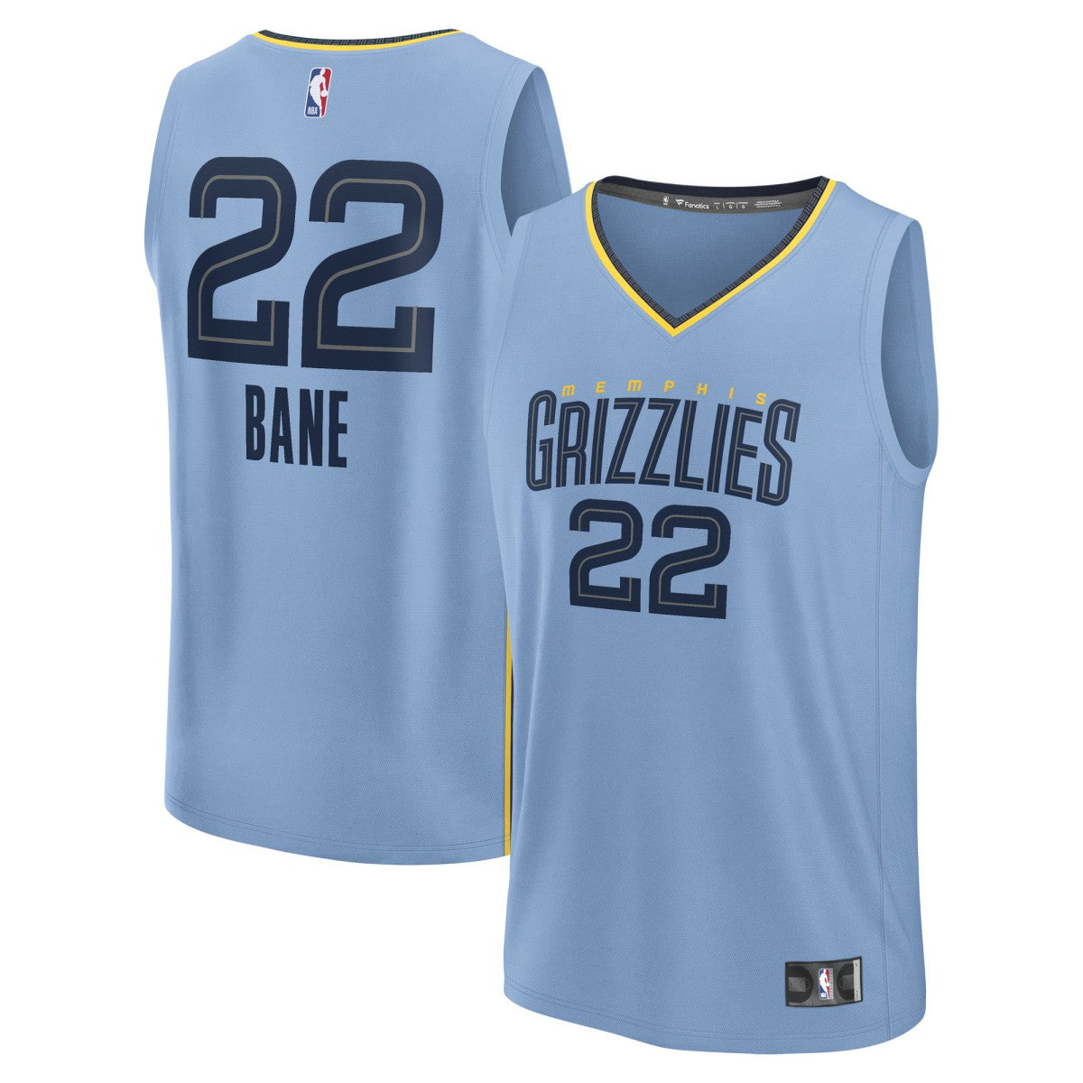 Desmond Bane Memphis Grizzlies Fast Break Replica Player Jersey Statement Edition Light Blue - Fanatics