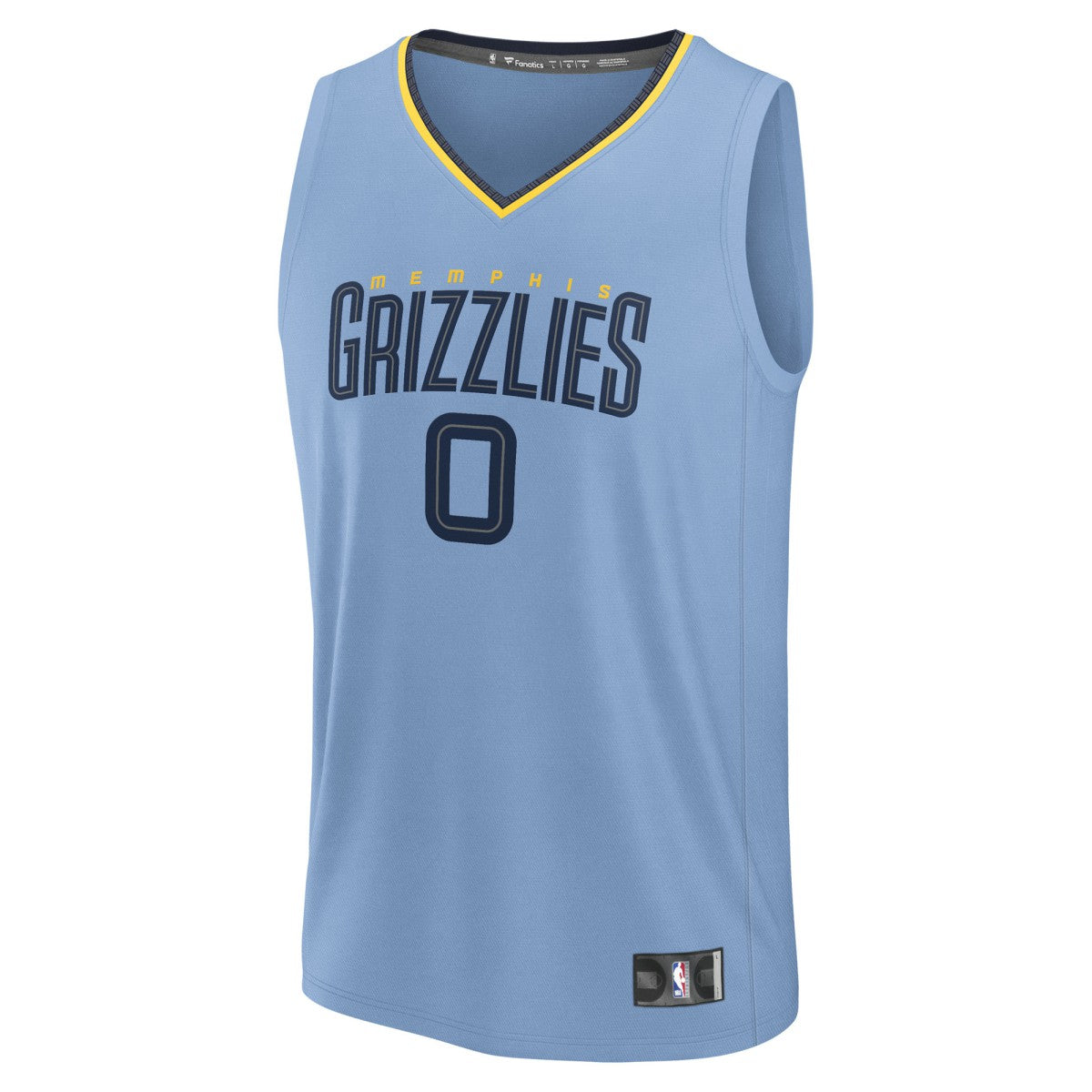 Jaylen Wells Memphis Grizzlies Fast Break Replica Player Jersey Statement Edition Light Blue - Fanatics