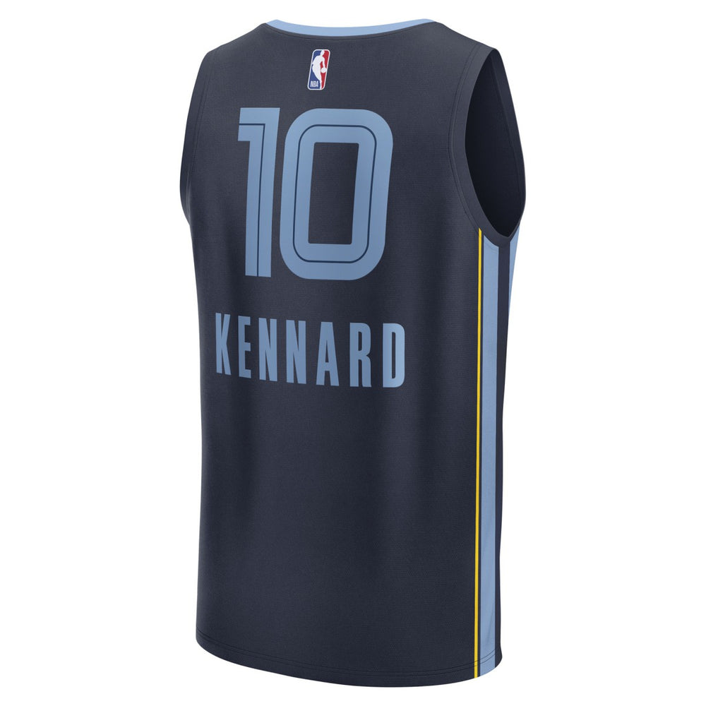 Luke Kennard Memphis Grizzlies Fast Break Replica Player Jersey Icon Edition Navy - Fanatics