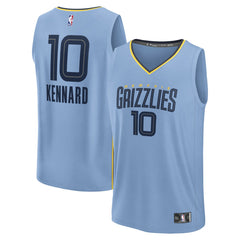 Luke Kennard Memphis Grizzlies Fast Break Replica Player Jersey Statement Edition Light Blue - Fanatics