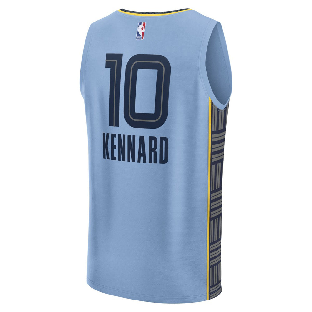 Luke Kennard Memphis Grizzlies Fast Break Replica Player Jersey Statement Edition Light Blue - Fanatics