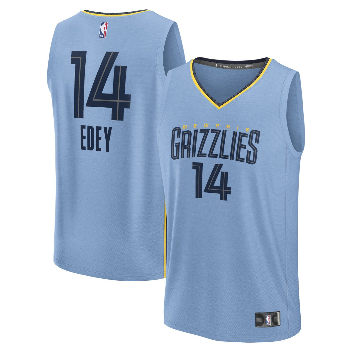 Zach Edey Memphis Grizzlies Fast Break Replica Player Jersey Statement Edition Light Blue - Fanatics outlet