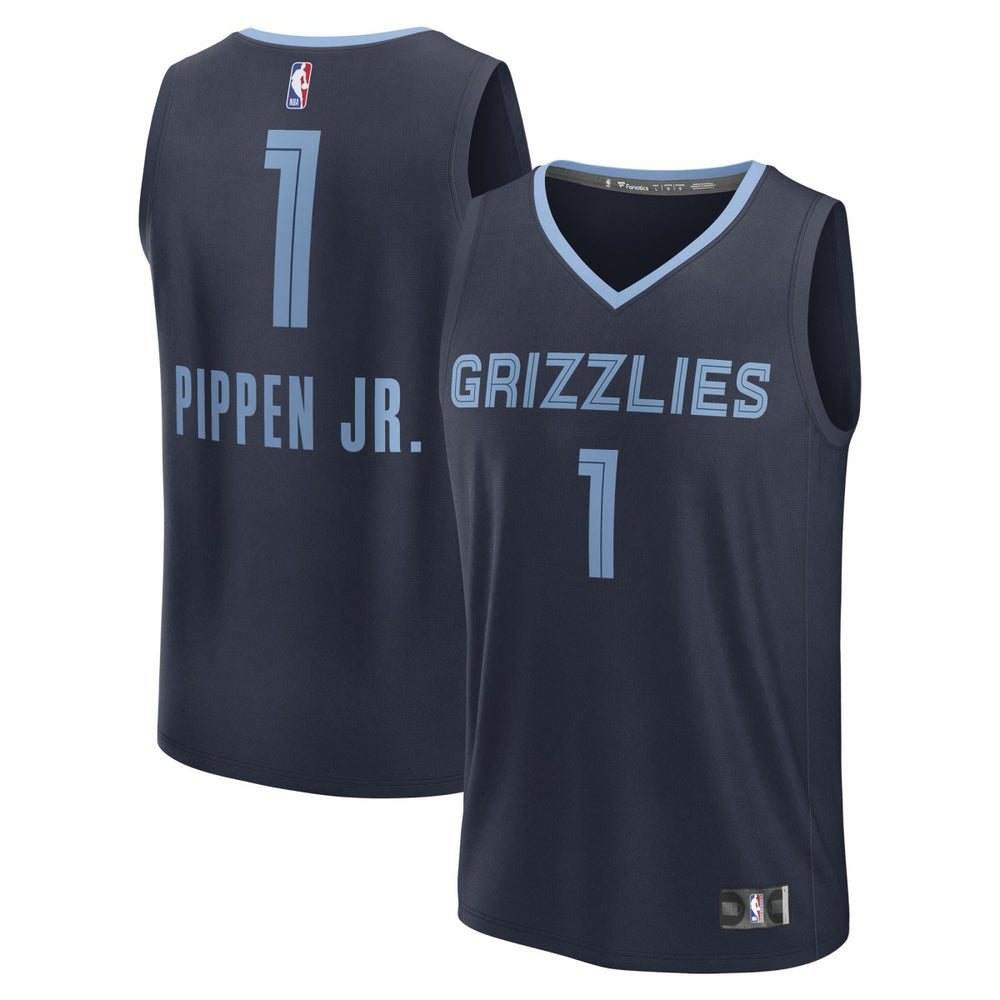 Scotty Pippen Jr. Memphis Grizzlies Fast Break Replica Player Jersey Icon Edition Navy - Fanatics
