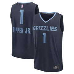 Scotty Pippen Jr. Memphis Grizzlies Fast Break Replica Player Jersey Icon Edition Navy - Fanatics