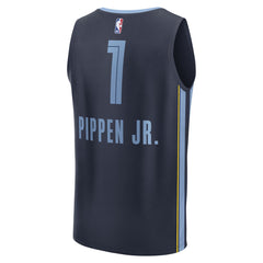 Scotty Pippen Jr. Memphis Grizzlies Fast Break Replica Player Jersey Icon Edition Navy - Fanatics