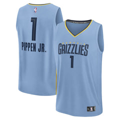 Scotty Pippen Jr. Memphis Grizzlies Fast Break Replica Player Jersey Statement Edition Light Blue - Fanatics
