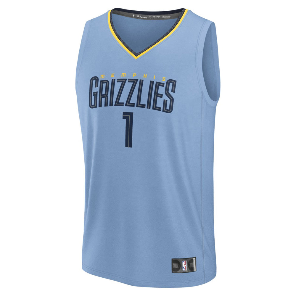 Scotty Pippen Jr. Memphis Grizzlies Fast Break Replica Player Jersey Statement Edition Light Blue - Fanatics
