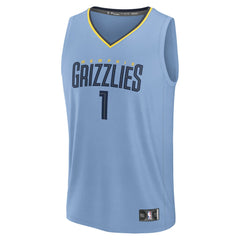 Scotty Pippen Jr. Memphis Grizzlies Fast Break Replica Player Jersey Statement Edition Light Blue - Fanatics
