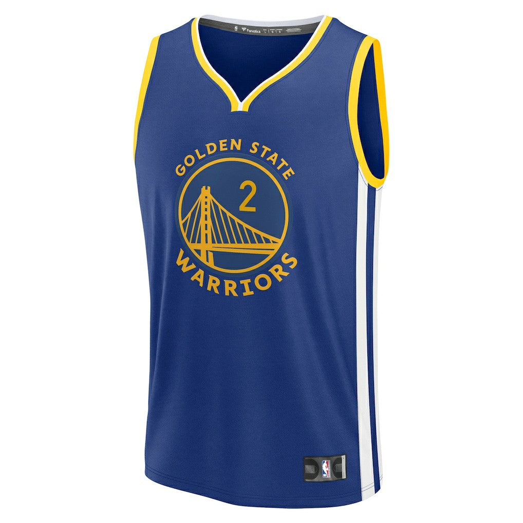 Brandin Podziemski Golden State Warriors Fast Break Replica Player Jersey Icon Editi- Royal - Fanatics
