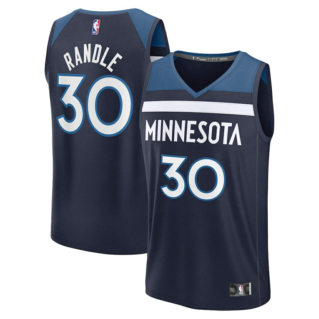 Julius Randle Minnesota Timberwolves Fast Break Replica Player Jersey Icon Edition Navy - Fanatics