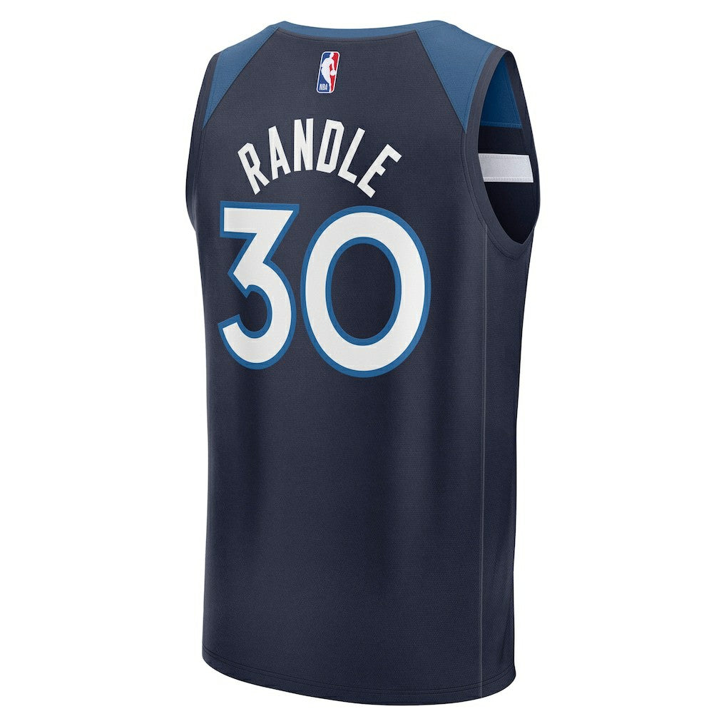 Julius Randle Minnesota Timberwolves Fast Break Replica Player Jersey Icon Edition Navy - Fanatics