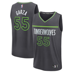 Luka Garza Minnesota Timberwolves Fast Break Replica Player Jersey Statement Edition Charcoal - Fanatics outlet