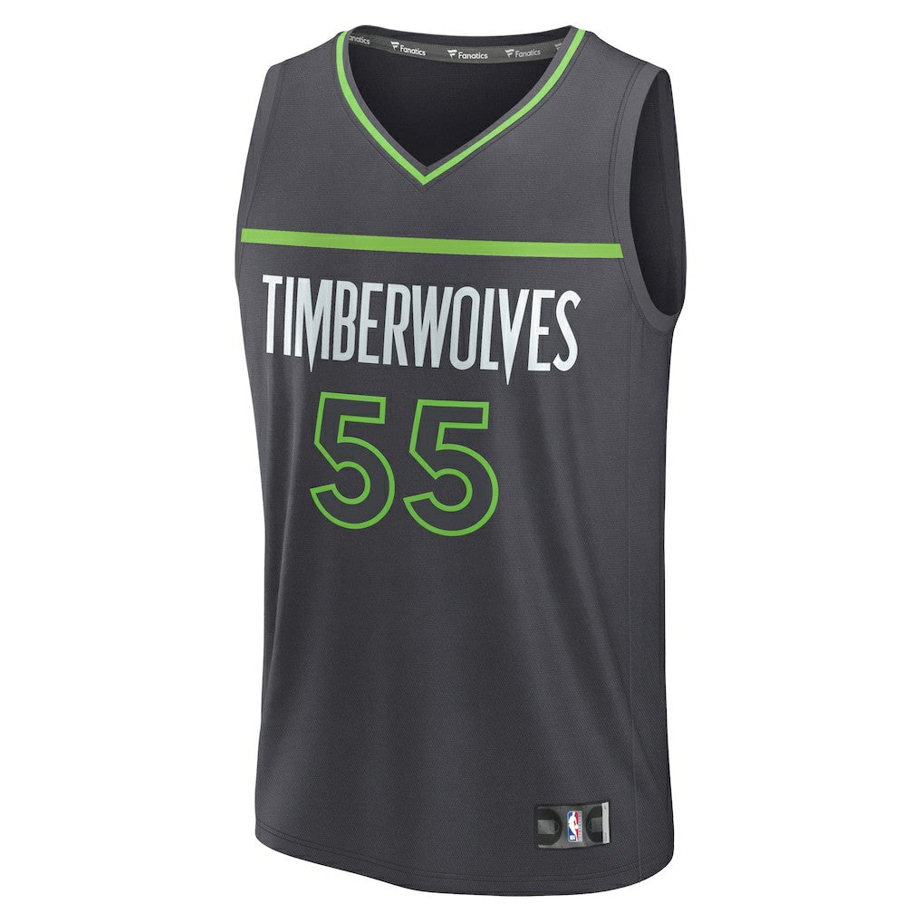 Luka Garza Minnesota Timberwolves Fast Break Replica Player Jersey Statement Edition Charcoal - Fanatics outlet