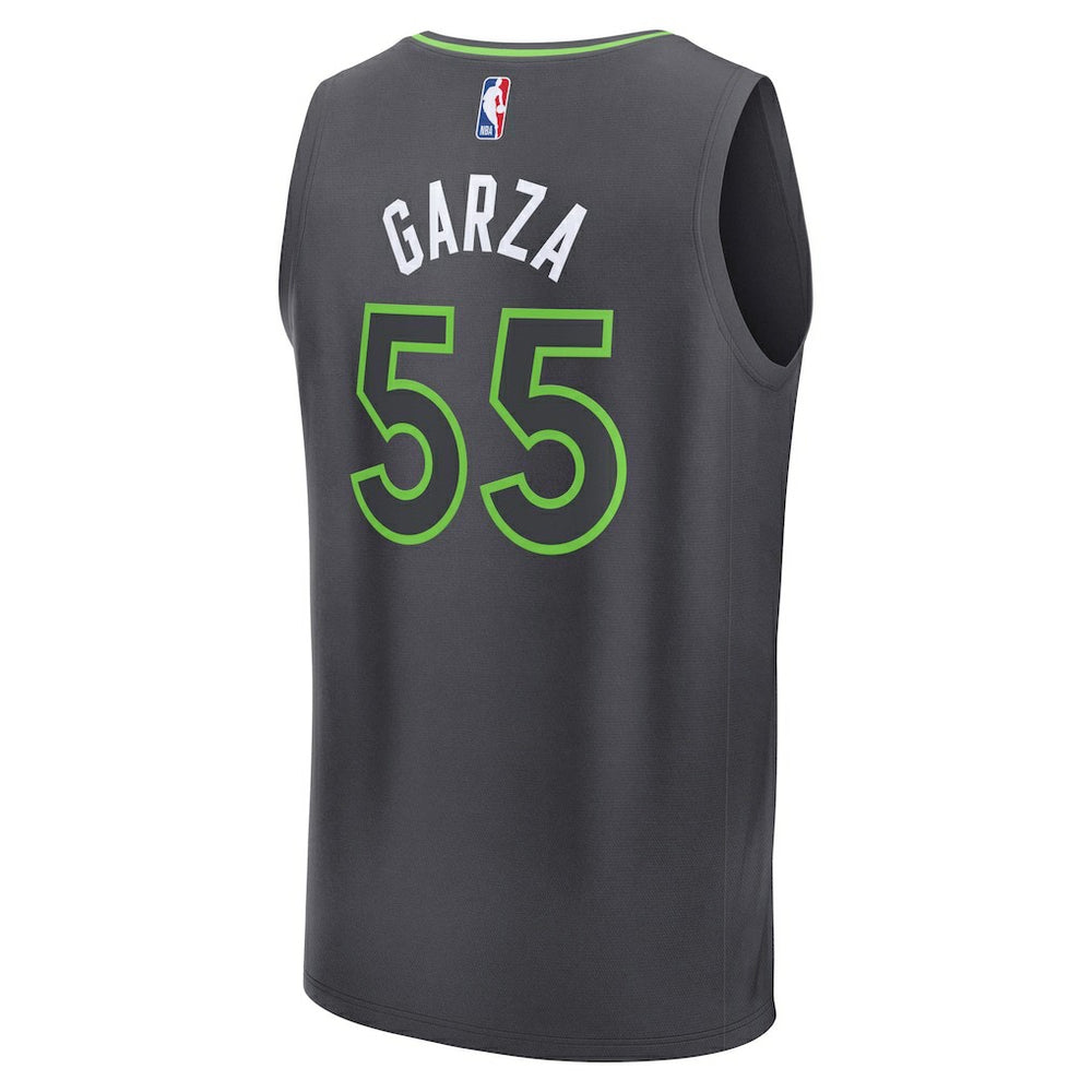 Luka Garza Minnesota Timberwolves Fast Break Replica Player Jersey Statement Edition Charcoal - Fanatics outlet