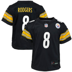 Aaron Rodgers Pittsburgh Steelers Youth Game Jersey - Black Jerseys
