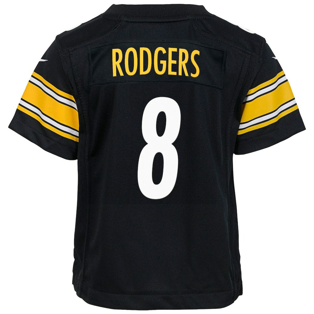Aaron Rodgers Pittsburgh Steelers Youth Game Jersey - Black Jerseys