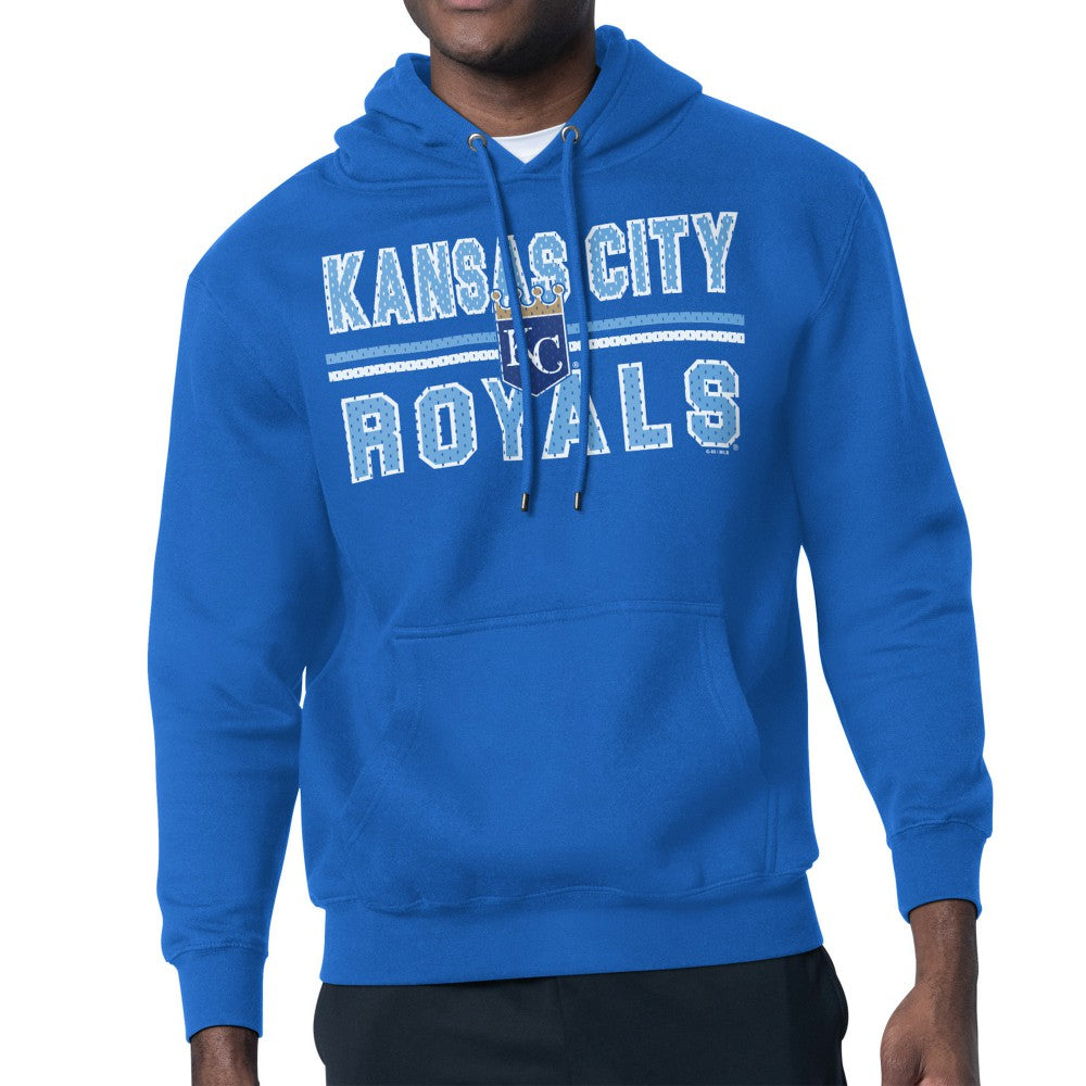 Kansas City Royals Starter Team Mesh Print Graphic Pullover Hoodie - Royal Hoodies