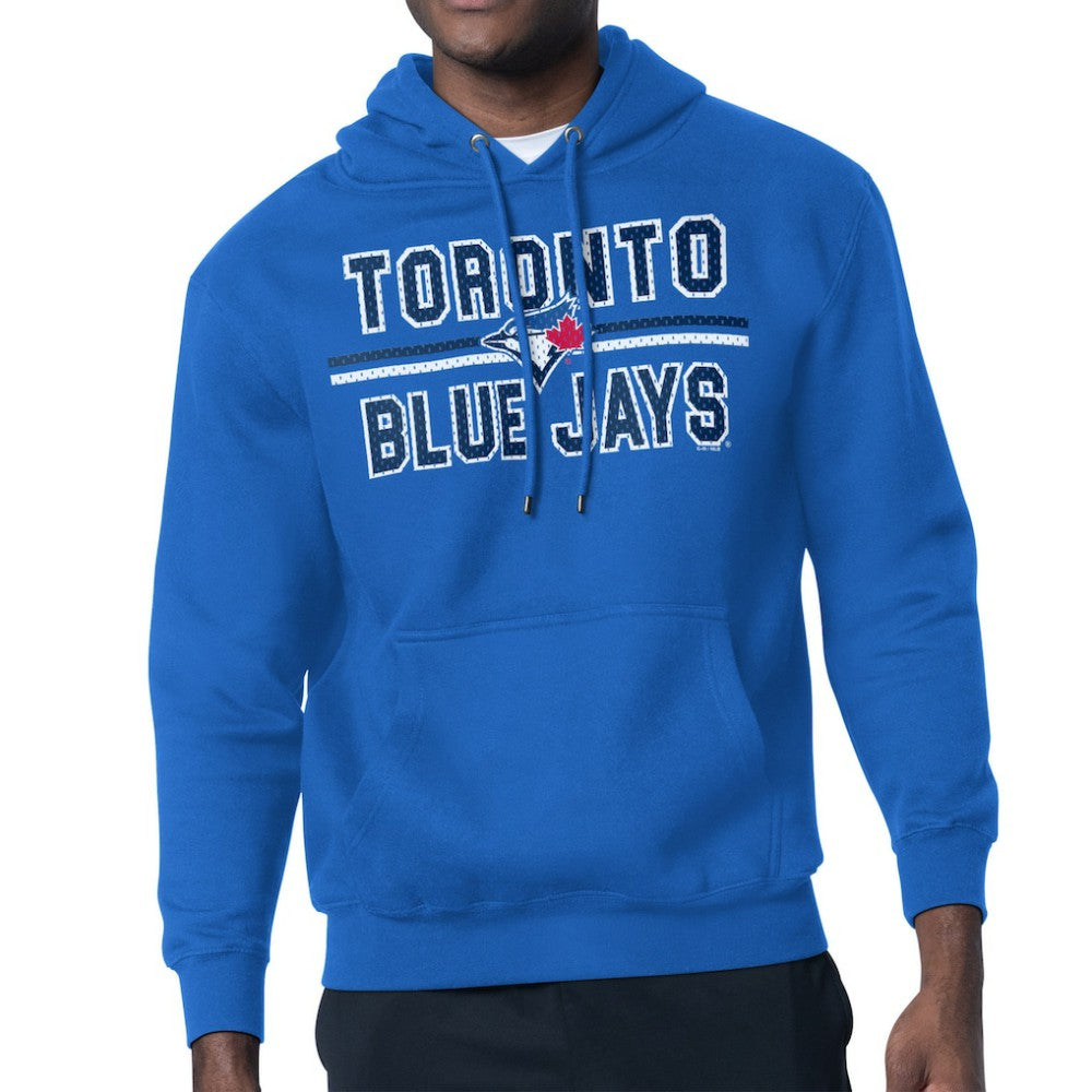 Toronto Blue Jays Starter Team Mesh Print Graphic Pullover Hoodie - Royal Hoodies