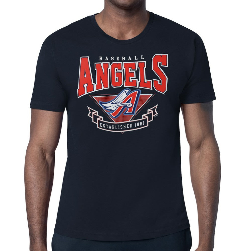 Los Angeles Angels Starter ‘80s Inspired T-Shirt - Navy T-shirts