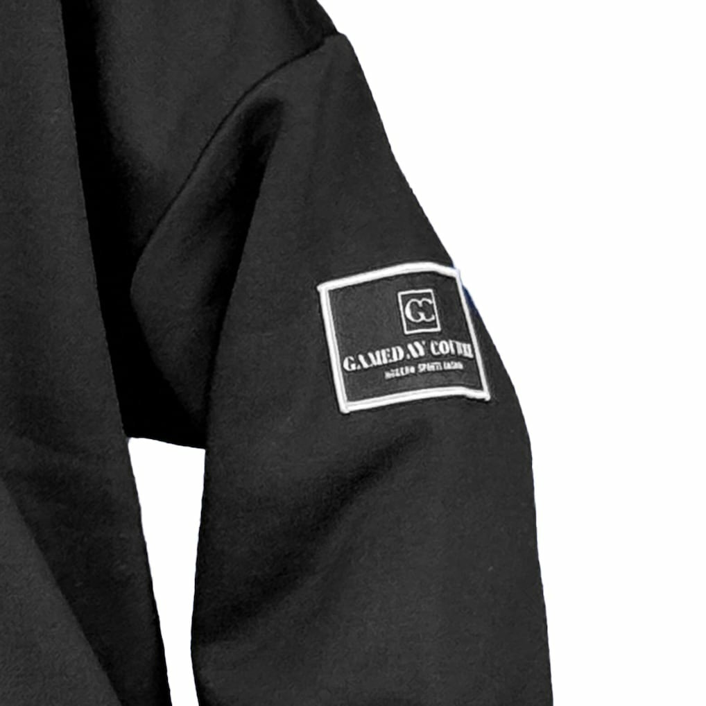 Chicago Bears Gameday Couture Women's Oversized Players Only Black Label Pullover Sweatshirt - Black Pullover