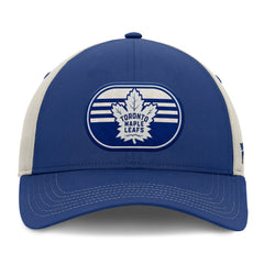 Toronto Maple Leafs Fanatics 2025 Stanley Cup Playoffs Locker Room Trucker Adjustable Hat - Blue/Gray | US 202986019