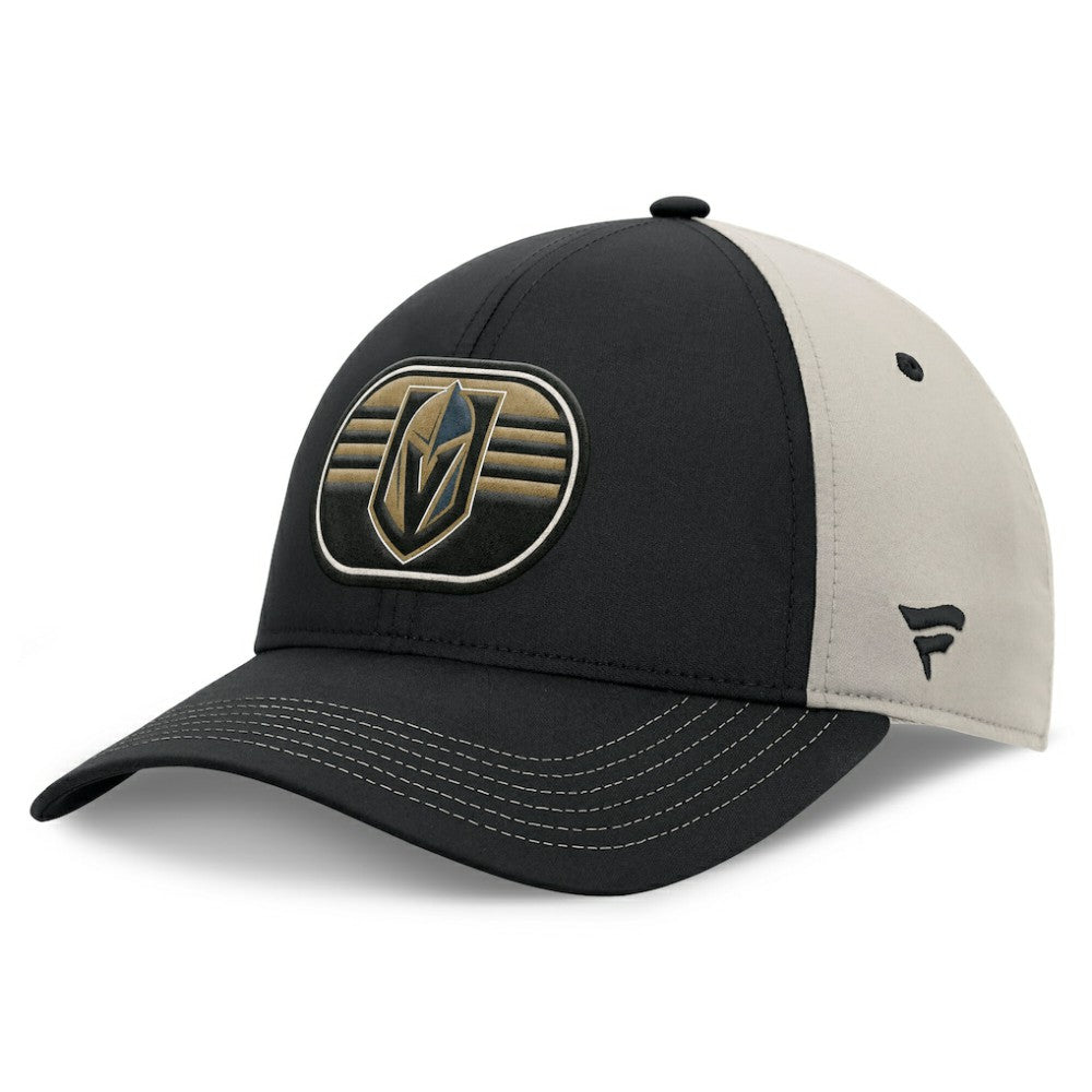 Vegas Golden Knights Fanatics 2025 Stanley Cup Playoffs Locker Room Trucker Adjustable Hat - Black/Gray | US 202986024