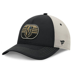Vegas Golden Knights Fanatics 2025 Stanley Cup Playoffs Locker Room Trucker Adjustable Hat - Black/Gray | US 202986024
