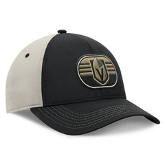 Vegas Golden Knights Fanatics 2025 Stanley Cup Playoffs Locker Room Trucker Adjustable Hat - Black/Gray | US 202986024