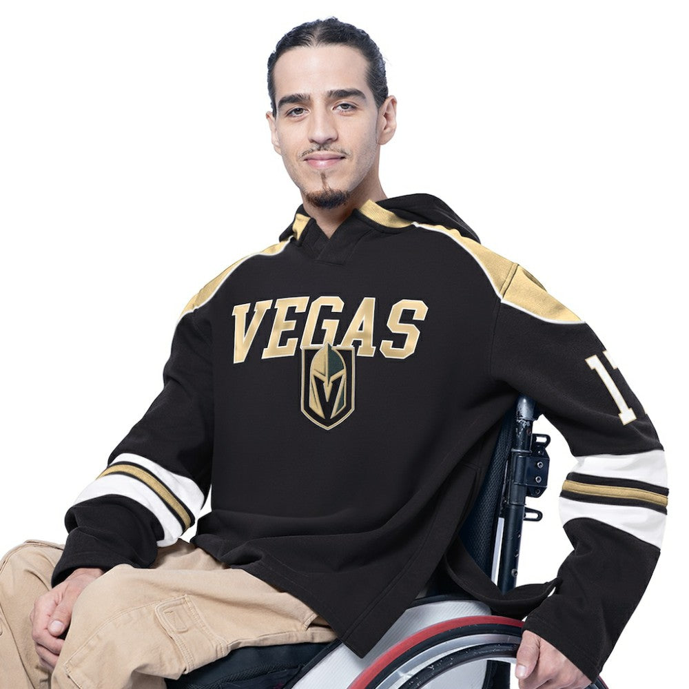 Vegas Golden Knights G-III Sports by Carl Banks Adaptive Wear Lord Stanley Hooded Long Sleeve Sweatshirt - Black | US 202986080