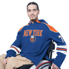 New York Islanders G-III Sports by Carl Banks Adaptive Wear Lord Stanley Hooded Long Sleeve Sweatshirt - Royal | US 202986084