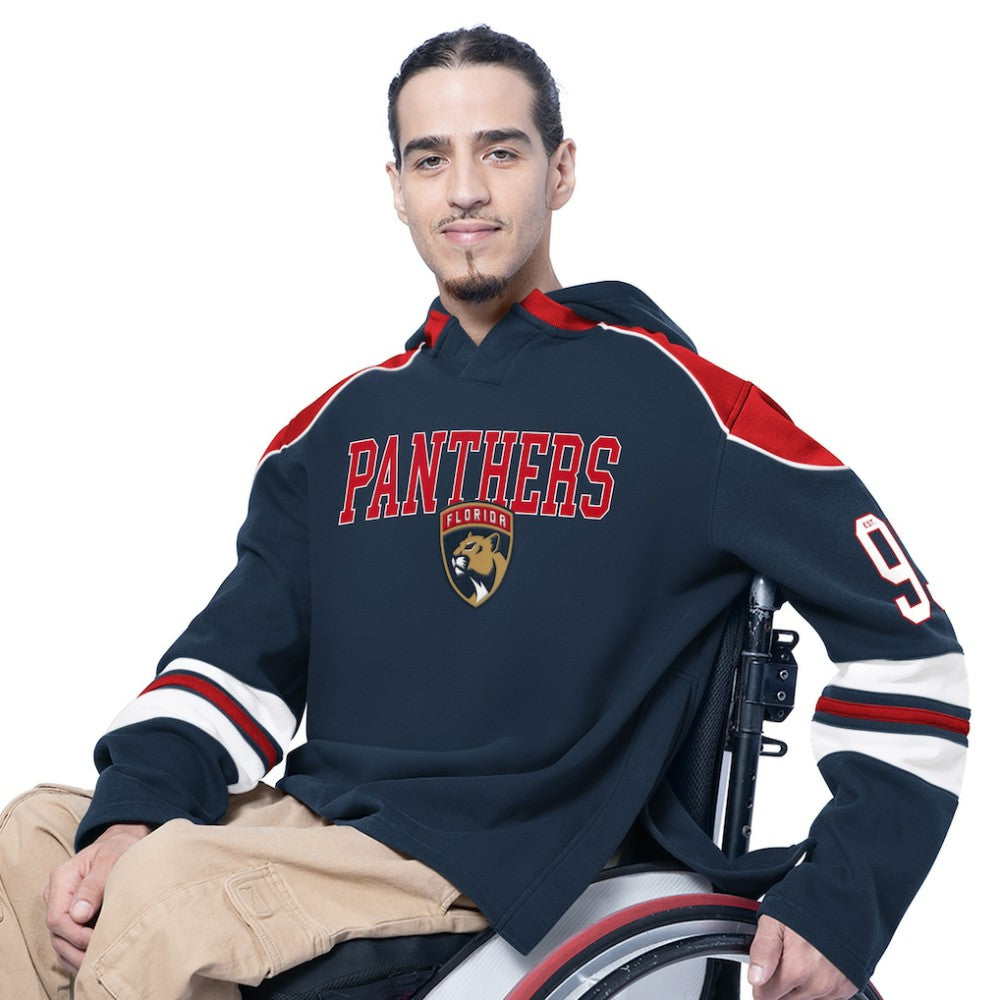 Florida Panthers G-III Sports by Carl Banks Adaptive Wear Lord Stanley Hooded Long Sleeve Sweatshirt - Navy | US 202986092