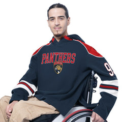 Florida Panthers G-III Sports by Carl Banks Adaptive Wear Lord Stanley Hooded Long Sleeve Sweatshirt - Navy | US 202986092