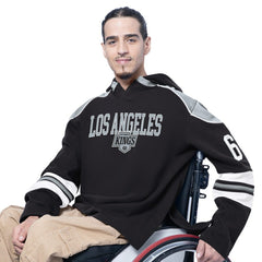 Los Angeles Kings G-III Sports by Carl Banks Adaptive Wear Lord Stanley Hooded Long Sleeve Sweatshirt - Black | US 202986098