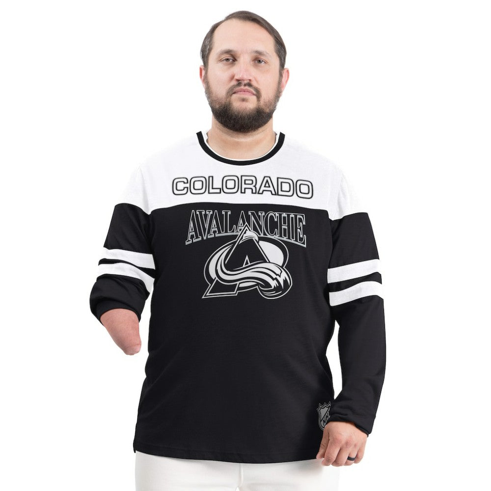 Colorado Avalanche G-III Sports by Carl Banks Adaptive Wear Outlast Durene Long-Sleeve T-Shirt - Black | US 202986106