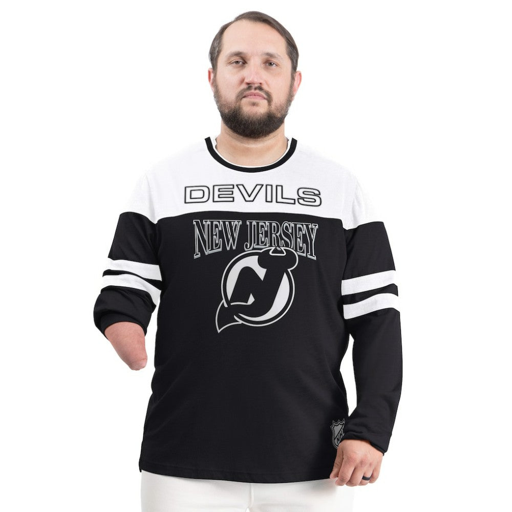 New Jersey Devils G-III Sports by Carl Banks Adaptive Wear Outlast Durene Long-Sleeve T-Shirt - Black | US 202986107