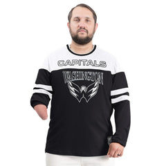 Washington Capitals G-III Sports by Carl Banks Adaptive Wear Outlast Durene Long-Sleeve T-Shirt - Black | US 202986108