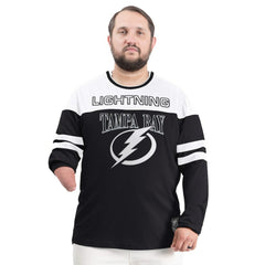 Tampa Bay Lightning G-III Sports by Carl Banks Adaptive Wear Outlast Durene Long-Sleeve T-Shirt - Black | US 202986112