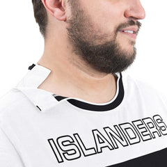 New York Islanders G-III Sports by Carl Banks Adaptive Wear Outlast Durene Long-Sleeve T-Shirt - Black | US 202986114