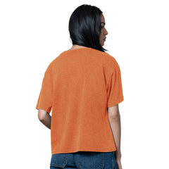 Philadelphia Flyers Starter Women's Oversized Hall of Fame T-Shirt - Heather Orange | US 202986159