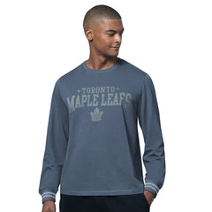 Toronto Maple Leafs Starter Field Long Sleeve T-Shirt - Blue | US 202986238