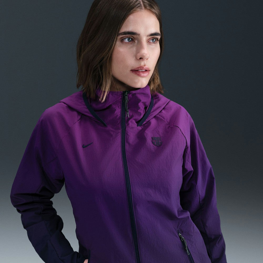 Barcelona Women's AWF Woven Full-Zip Jacket Purple - Nike discount