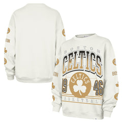 Boston Celtics '47 Women's 2025/26 City Edition Go Big Oversized Sweatshirt Natural - 47 brand
