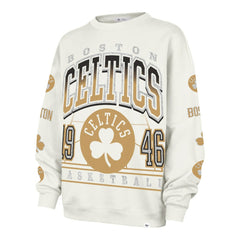 Boston Celtics '47 Women's 2025/26 City Edition Go Big Oversized Sweatshirt Natural - 47 brand