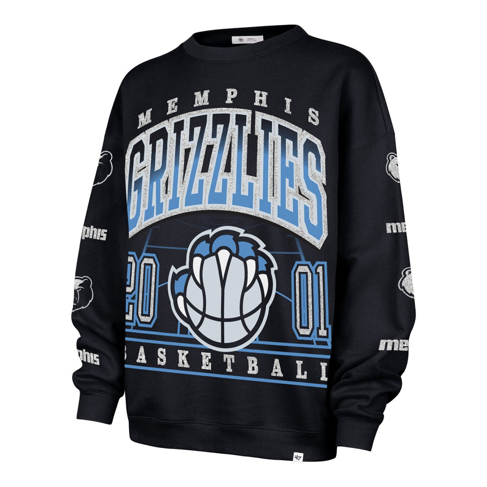 Memphis Grizzlies '47 Women's 2025/26 City Edition Go Big Oversized Sweatshirt Navy - 47 brand