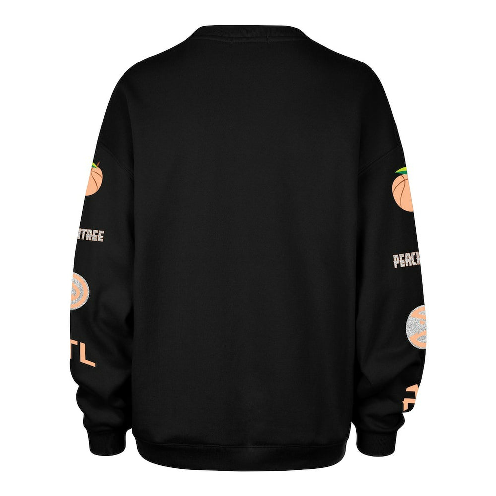 Atlanta Hawks '47 Women's 2025/26 City Edition Go Big Oversized Sweatshirt Black - 47 brand