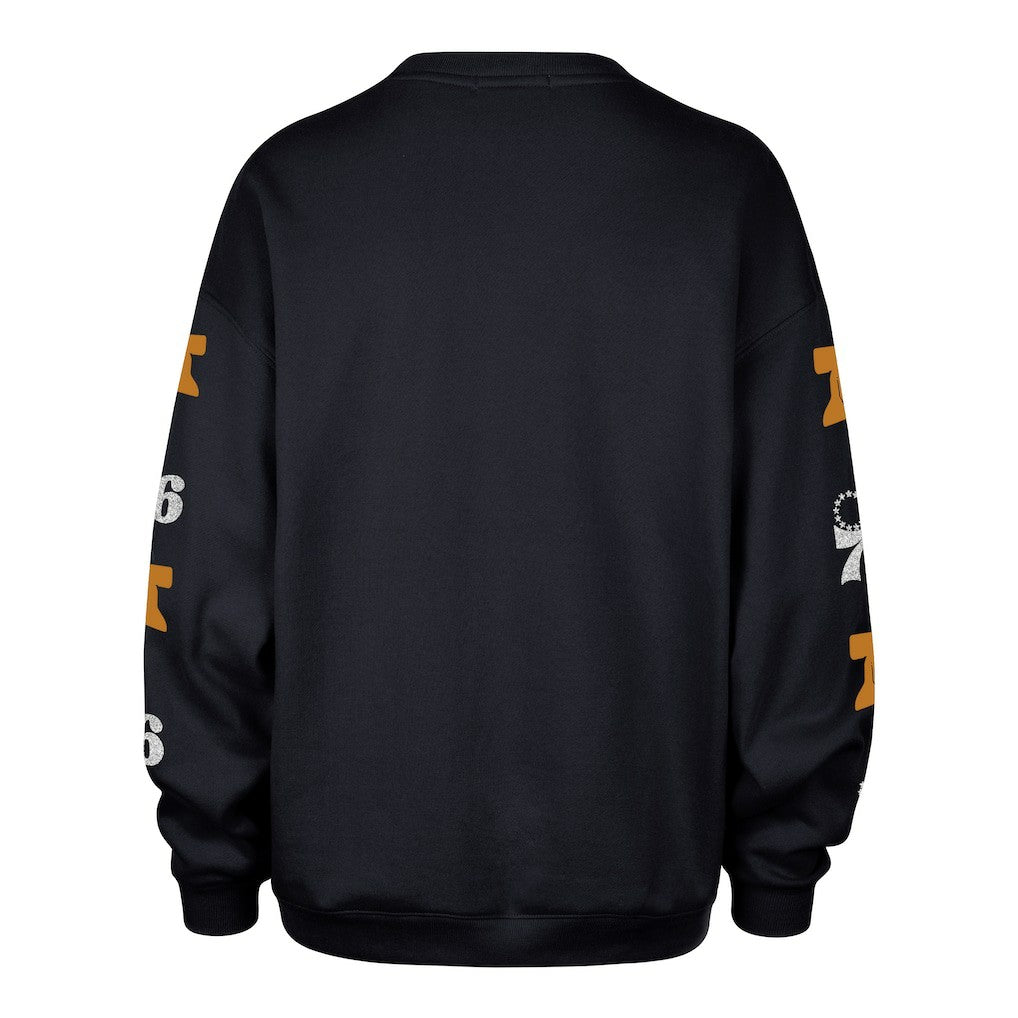 Philadelphia 76ers '47 Women's 2025/26 City Edition Go Big Oversized Sweatshirt Navy - 47 brand