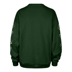Milwaukee Bucks '47 Women's 2025/26 City Edition Go Big Oversized Sweatshirt Hunter Green - 47 brand