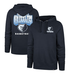 Memphis Grizzlies '47 2025/26 City Edition Jab Step Headline Hoodie Navy - 47 brand