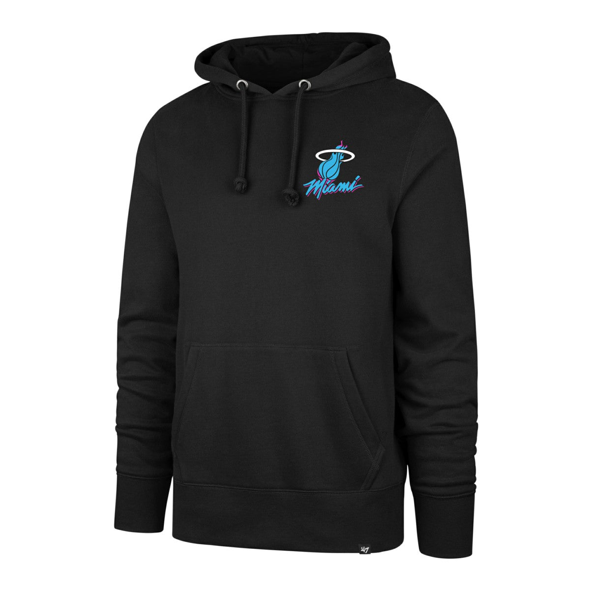 Miami Heat '47 2025/26 City Edition Jab Step Headline Hoodie Black - 47 brand