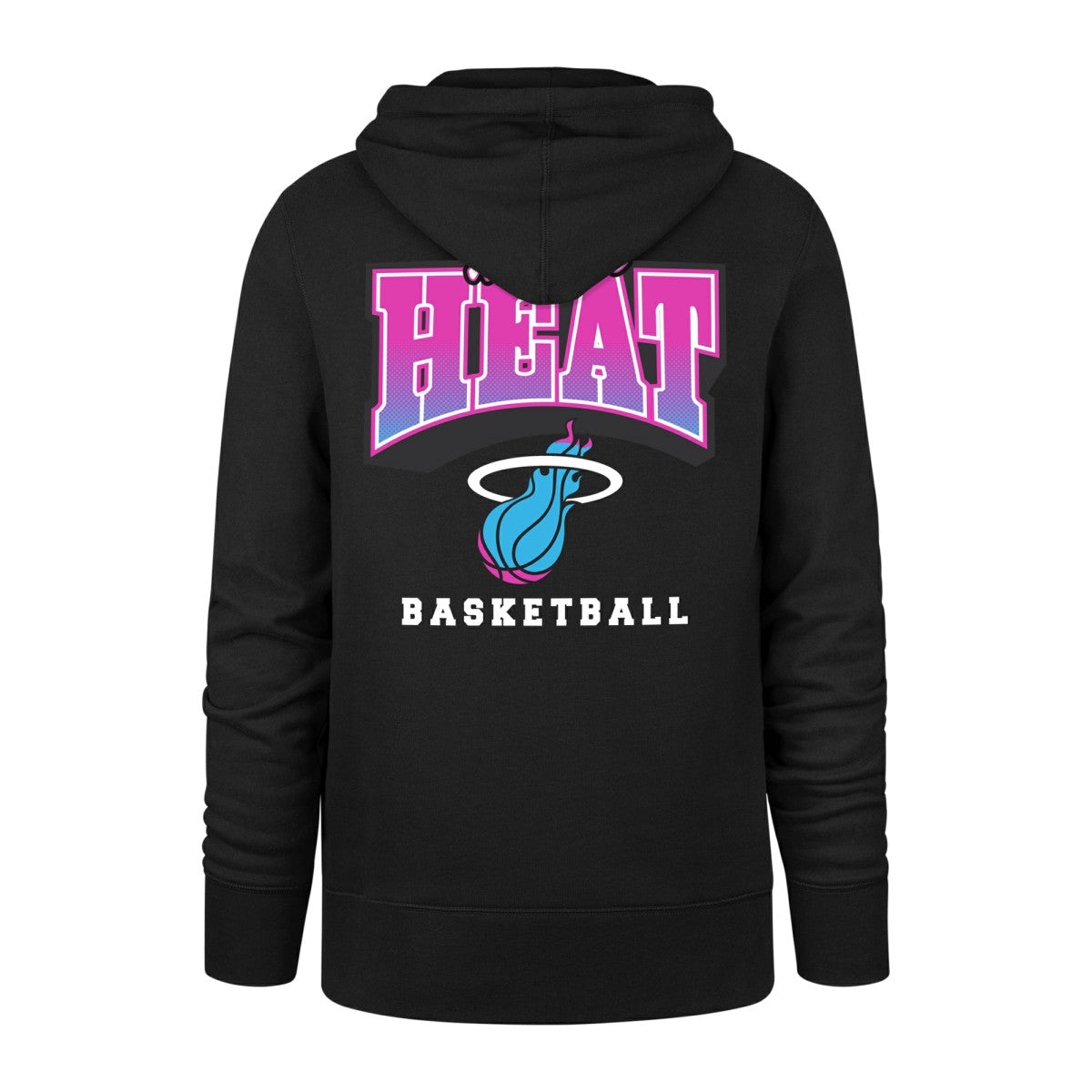 Miami Heat '47 2025/26 City Edition Jab Step Headline Hoodie Black - 47 brand